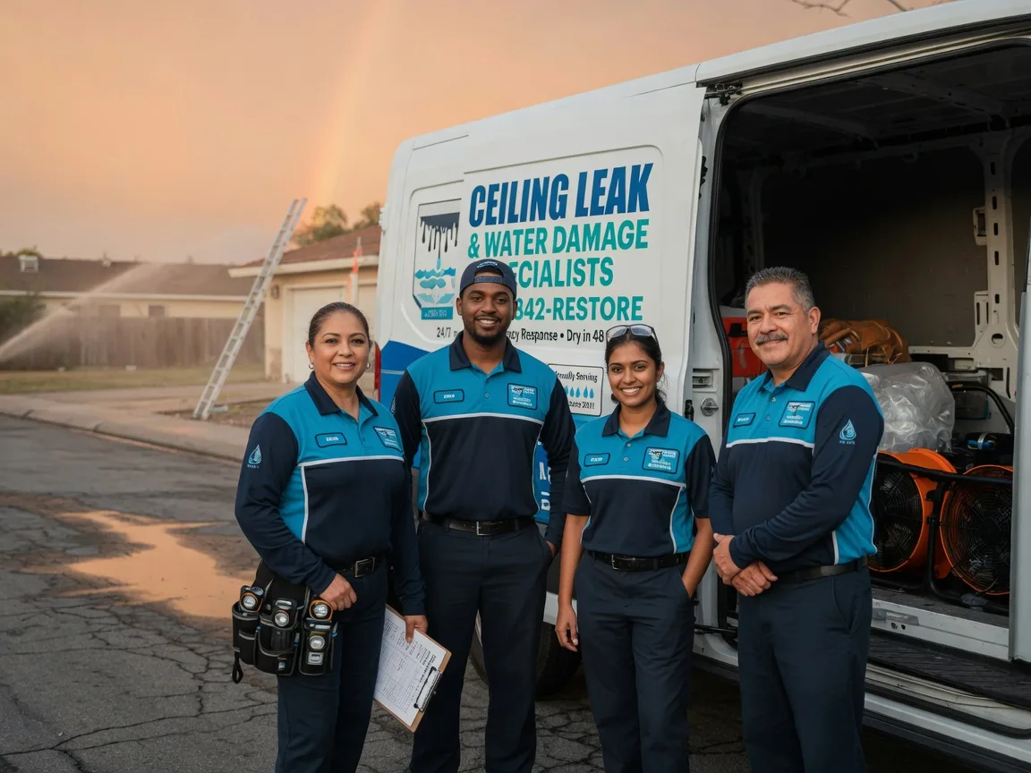 Ceiling Leak Cleanup company in Dewey, IL