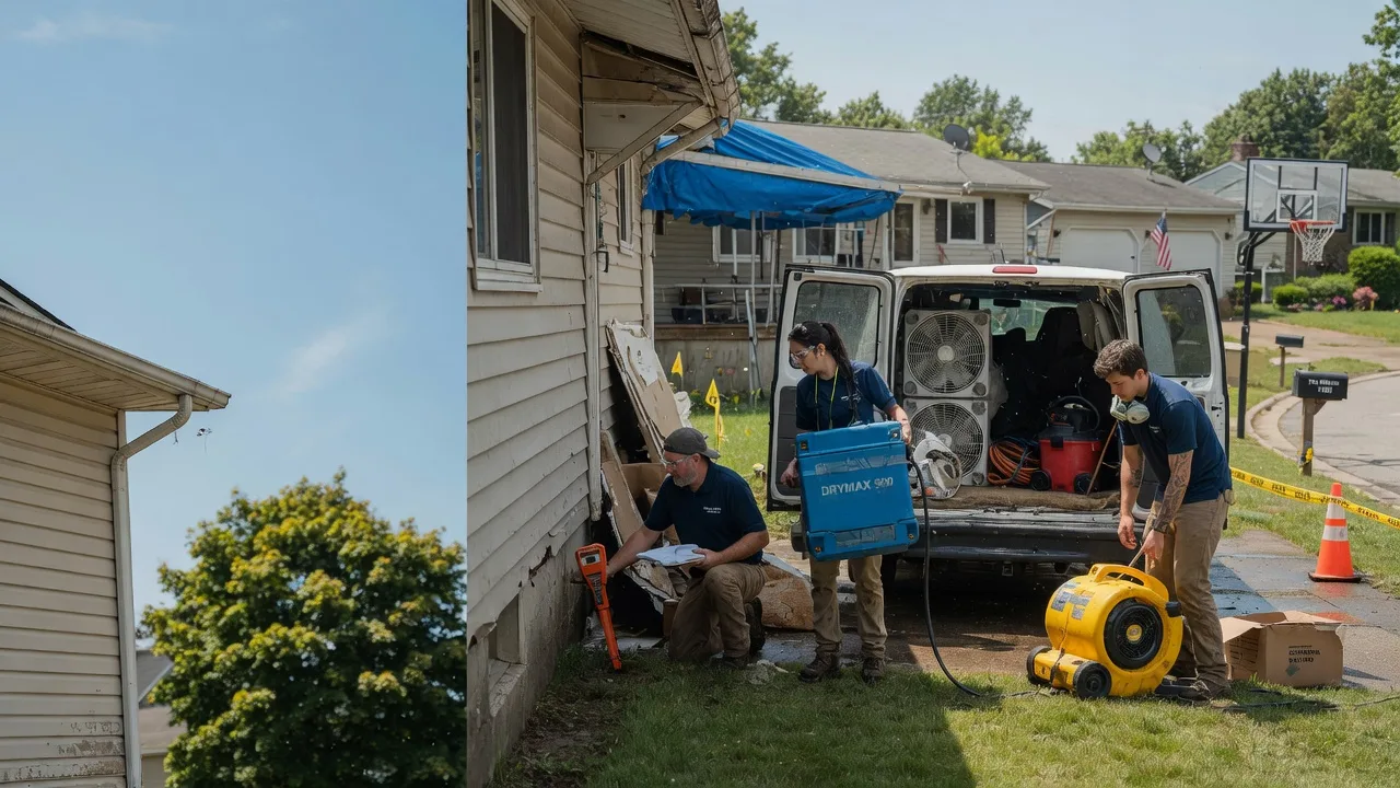 Ceiling Leak Cleanup in Dewey, IL near me